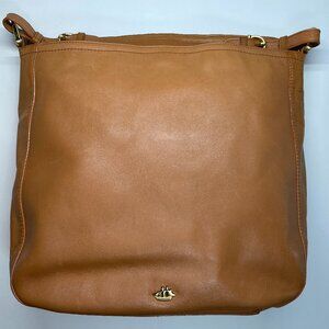 Brahmin Tan Leather Shoulder Bag